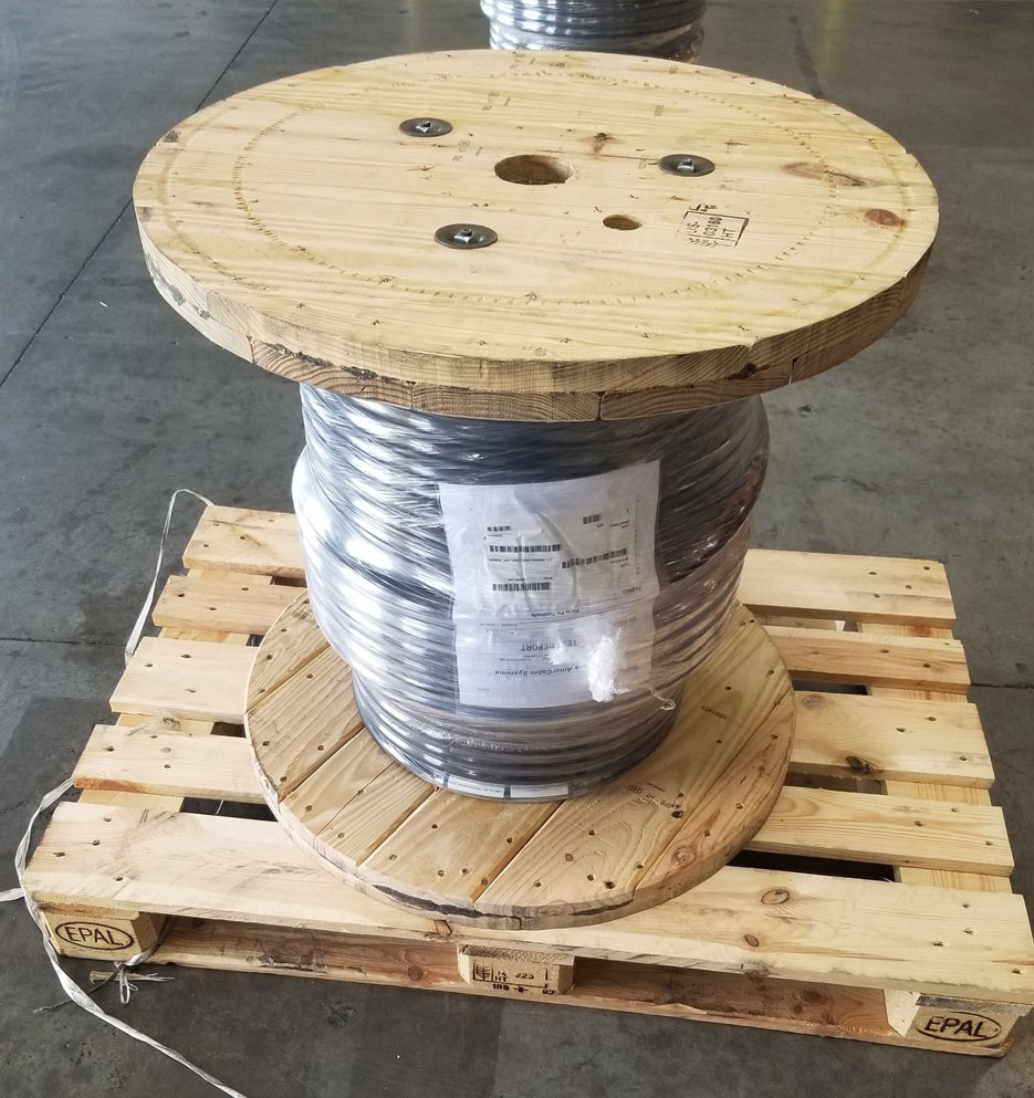 top drive service loops package on wooden palette
