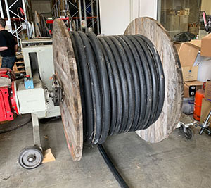Cable spooling