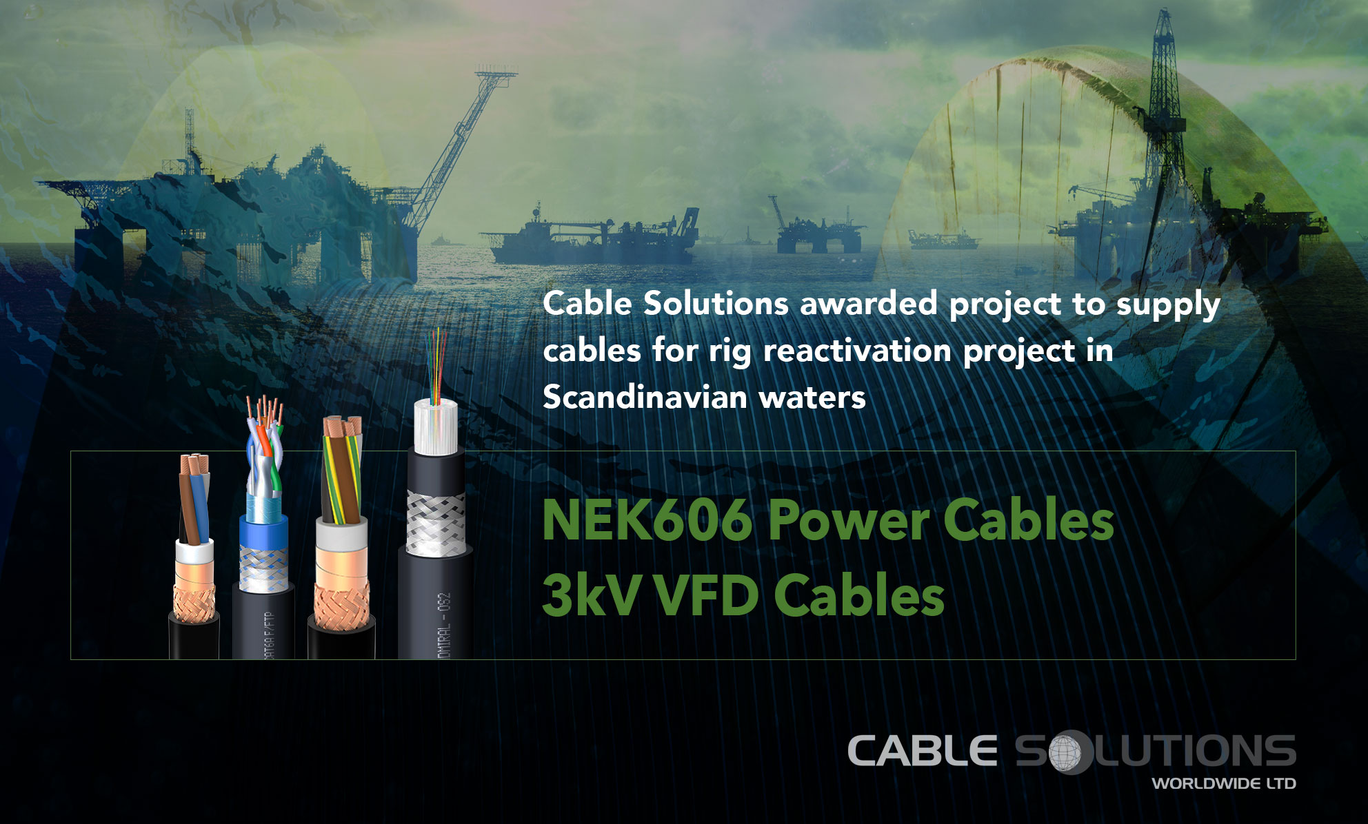 NEK606 power cables & 3kV VFD cables