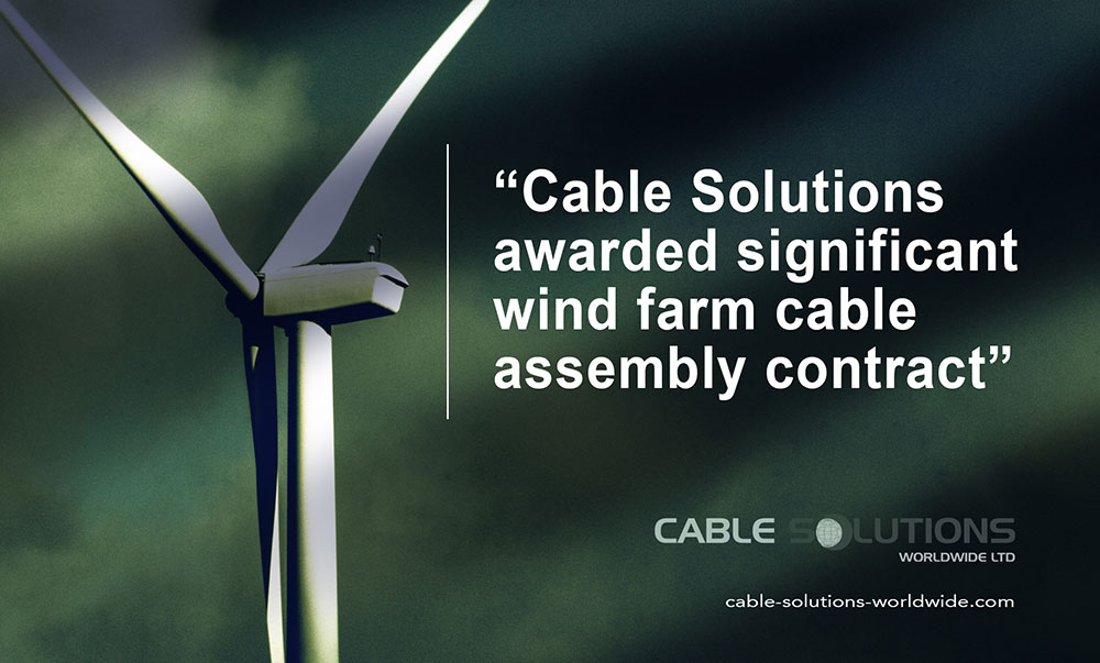 wind farm cable assemblies