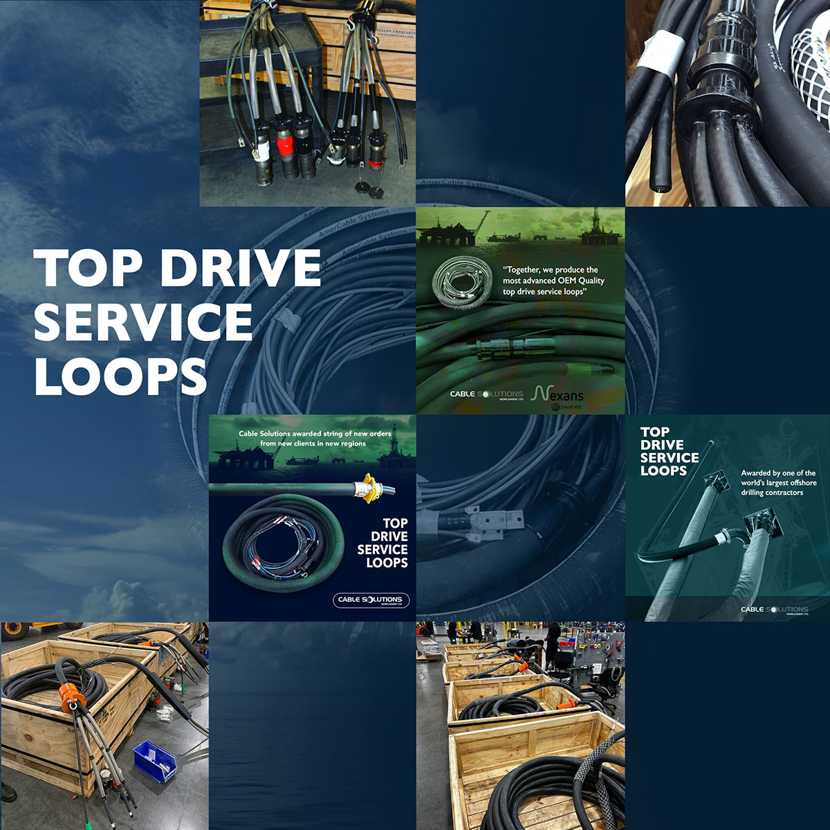 top drive service loops