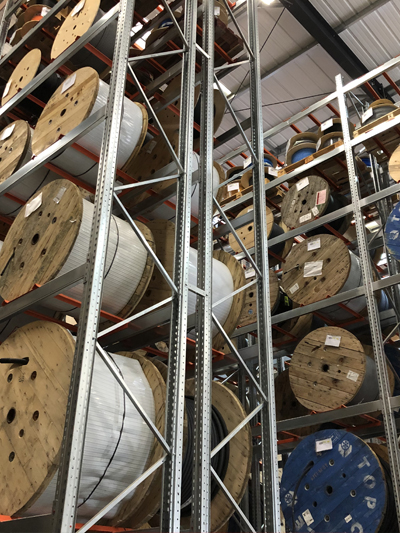 Cable drumbs, storage system
