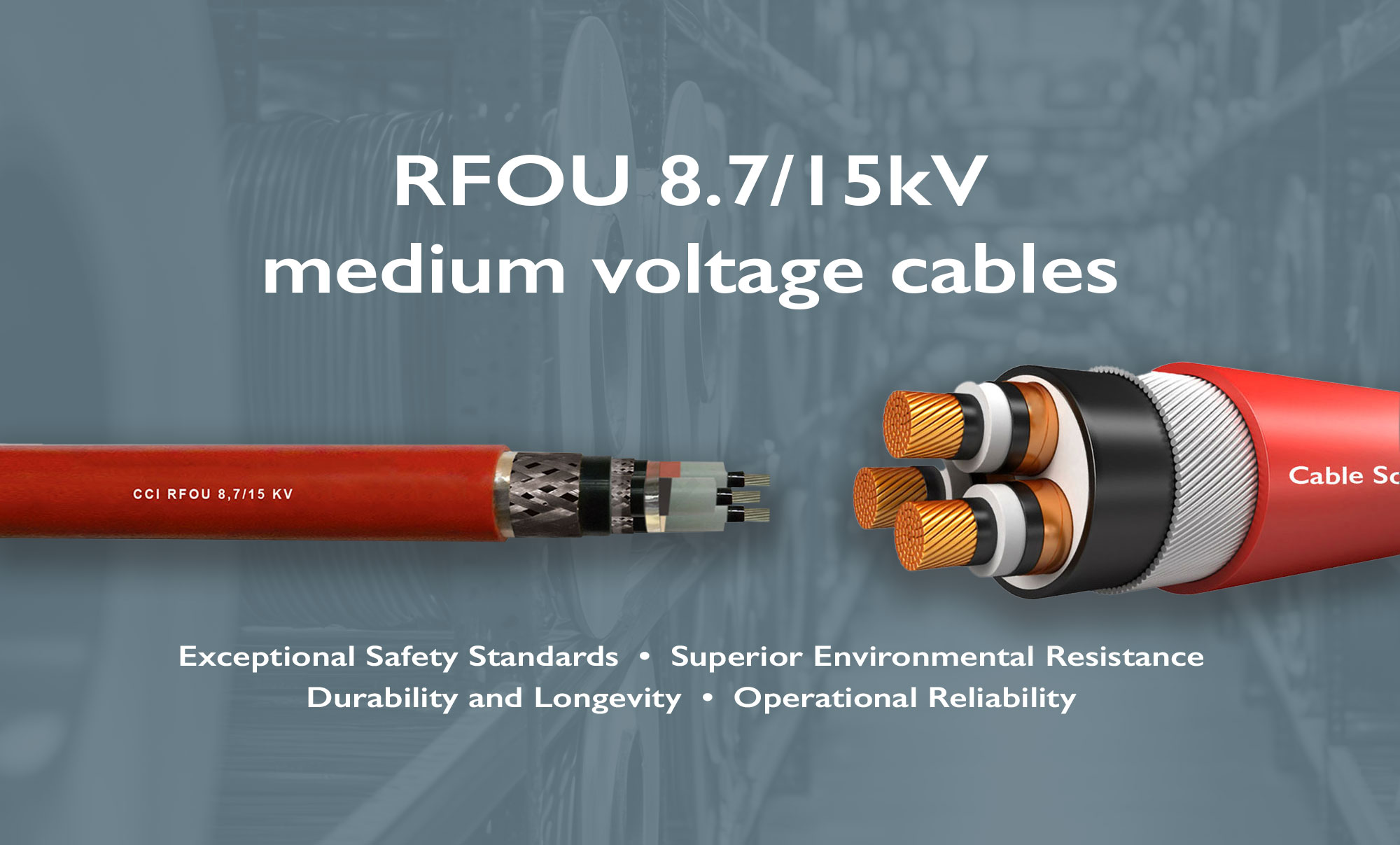 RFOU 8.7/15 KV cable